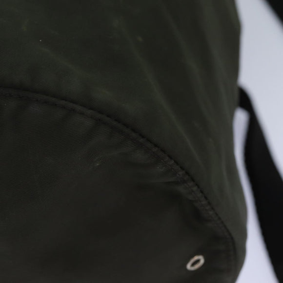 PRADA Shoulder Bag Nylon Khaki Auth 82572