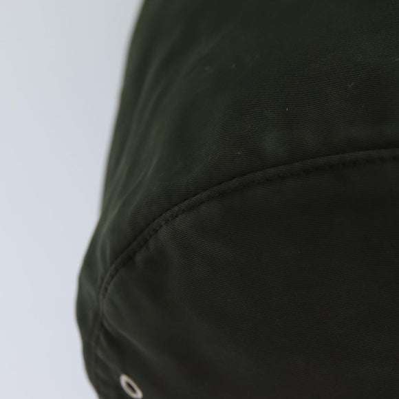 PRADA Shoulder Bag Nylon Khaki Auth 82572