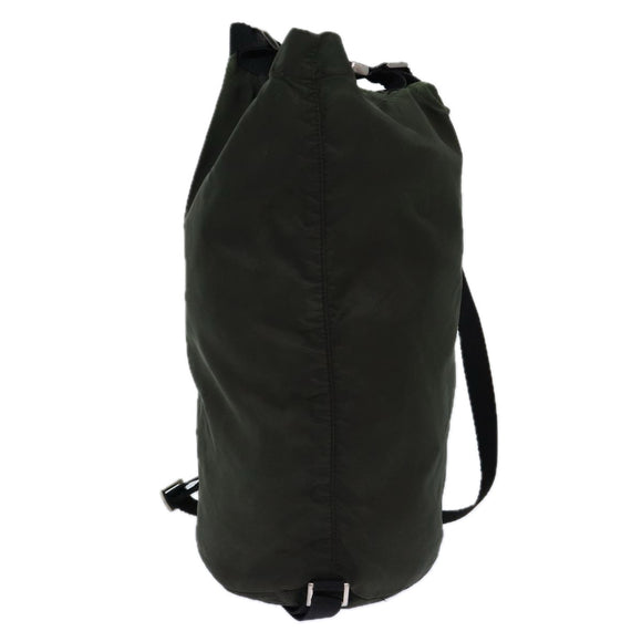 PRADA Shoulder Bag Nylon Khaki Auth 82572