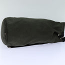 PRADA Shoulder Bag Nylon Khaki Auth 82572-3