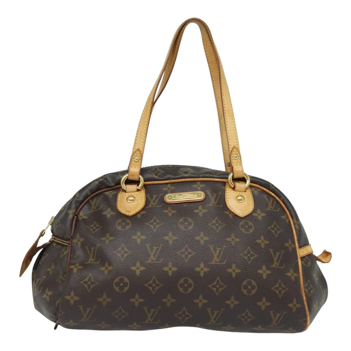 LOUIS VUITTON Monogram Montorgueil PM Hand Bag M95565 LV Auth 82582