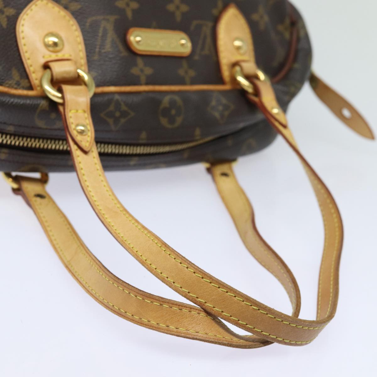 LOUIS VUITTON Monogram Montorgueil PM Hand Bag M95565 LV Auth 82582