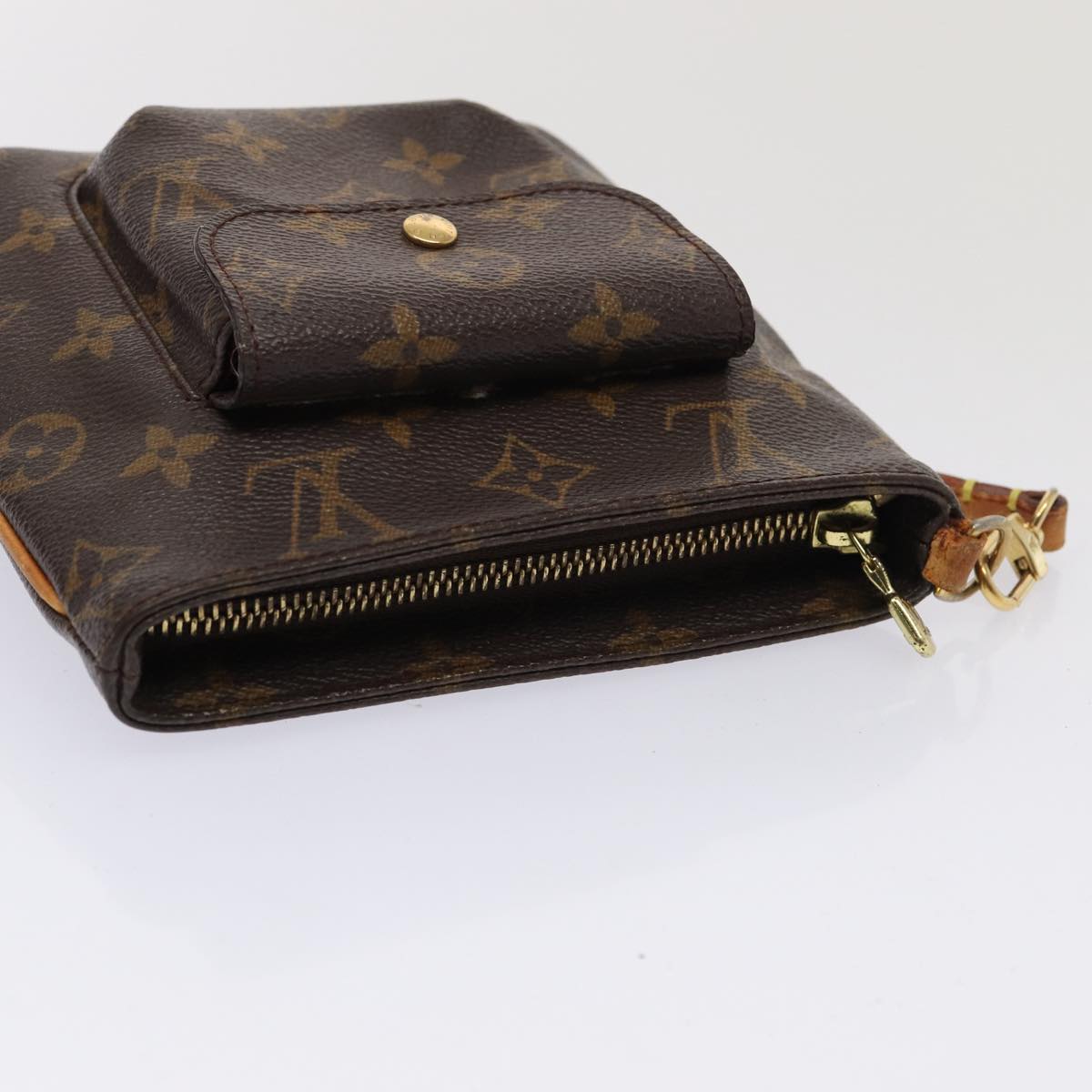 LOUIS VUITTON Monogram Partition Pouch M51901 LV Auth 82587