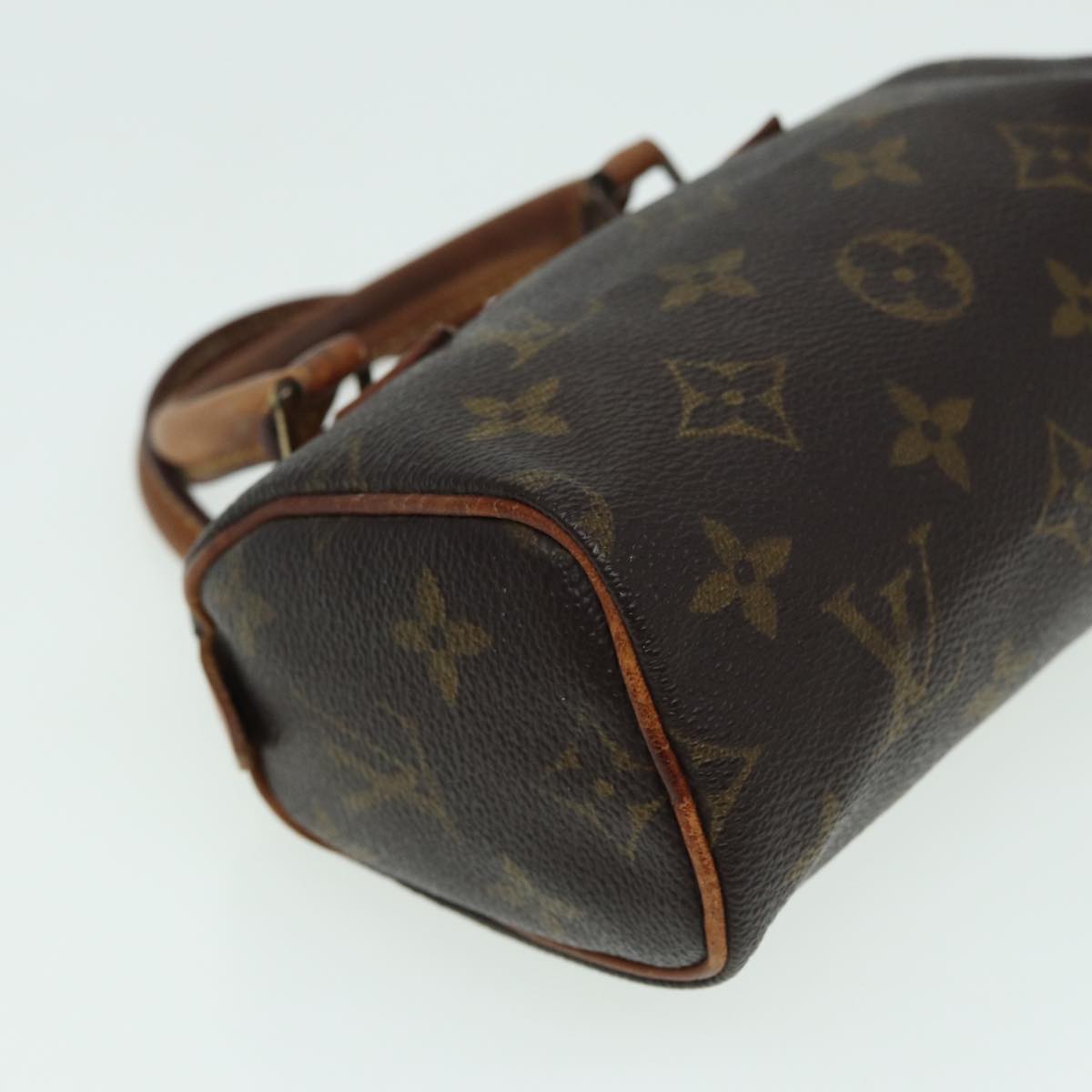 LOUIS VUITTON Monogram Mini Speedy Hand Bag M41534 LV Auth 82590