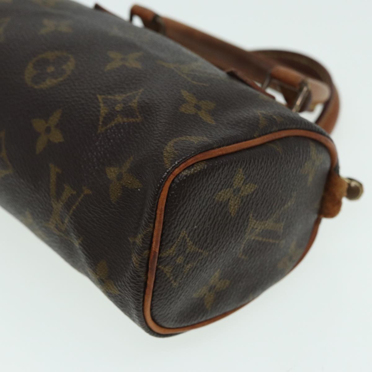 LOUIS VUITTON Monogram Mini Speedy Hand Bag M41534 LV Auth 82590