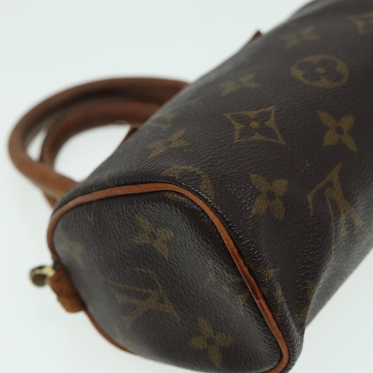 LOUIS VUITTON Monogram Mini Speedy Hand Bag M41534 LV Auth 82590