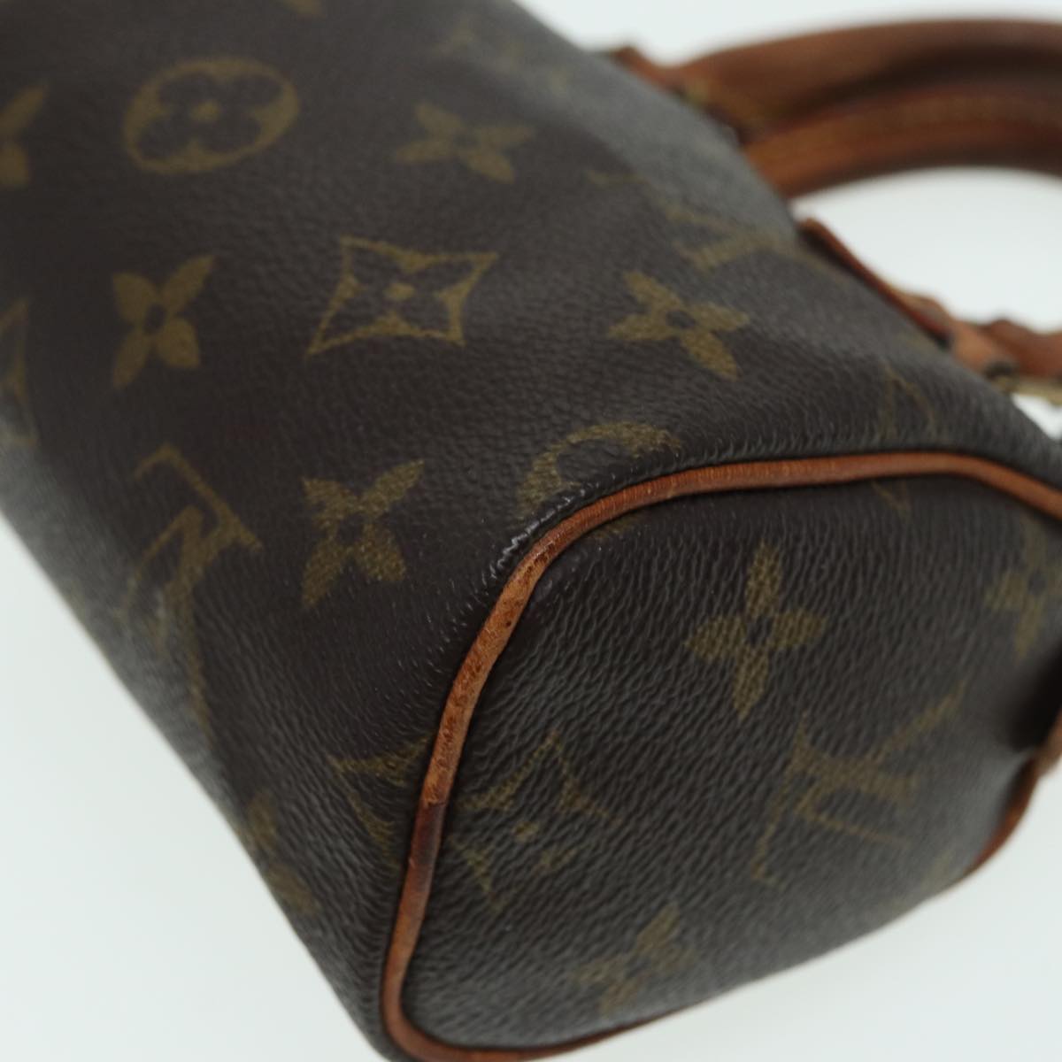 LOUIS VUITTON Monogram Mini Speedy Hand Bag M41534 LV Auth 82590