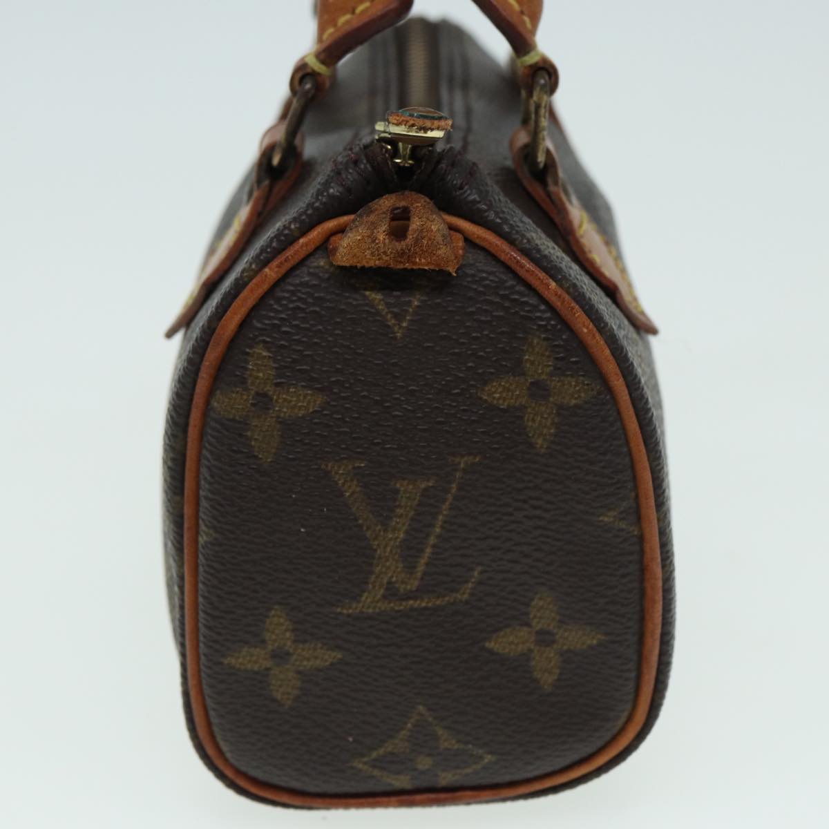 LOUIS VUITTON Monogram Mini Speedy Hand Bag M41534 LV Auth 82590