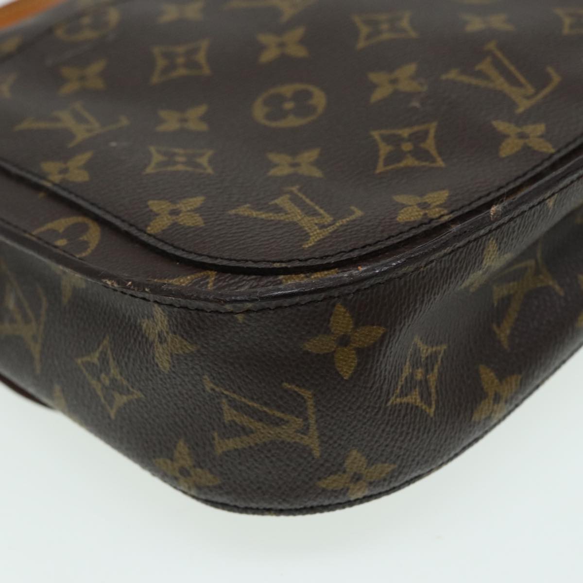 LOUIS VUITTON Monogram Saint Cloud GM Shoulder Bag M51242 LV Auth 82609