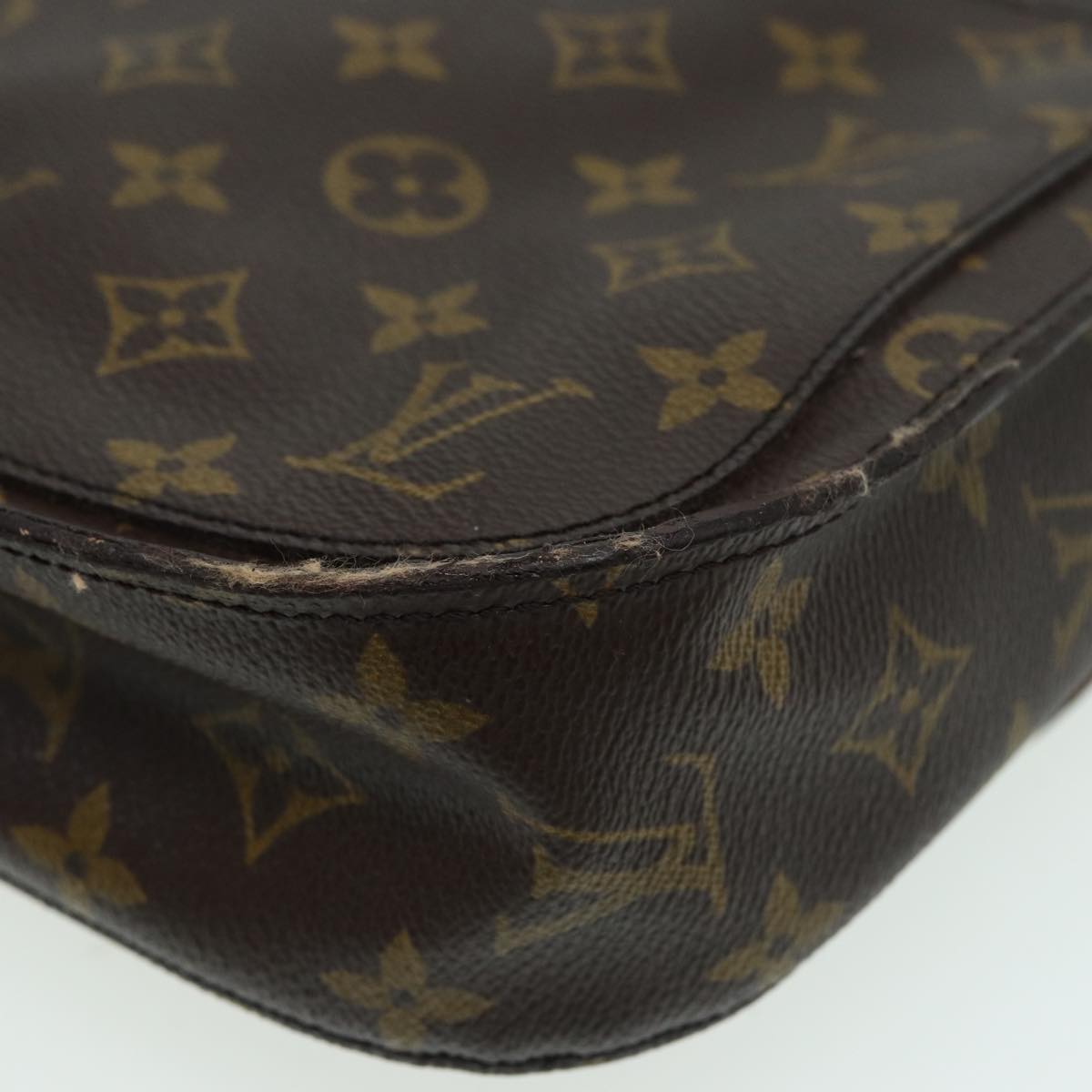 LOUIS VUITTON Monogram Saint Cloud GM Shoulder Bag M51242 LV Auth 82609