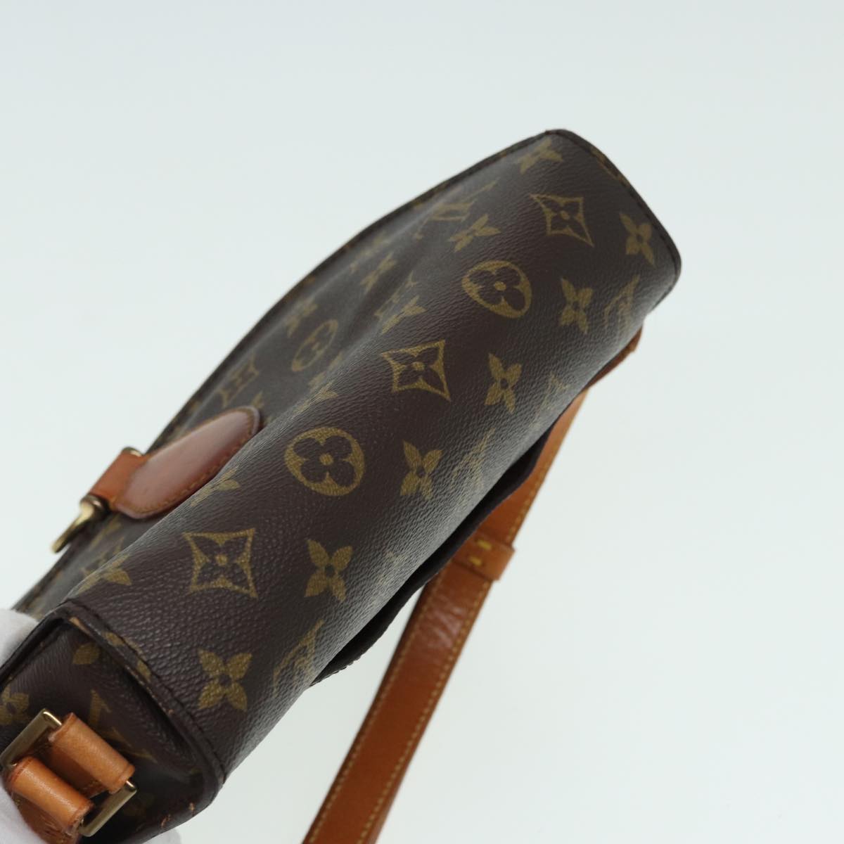 LOUIS VUITTON Monogram Saint Cloud GM Shoulder Bag M51242 LV Auth 82609