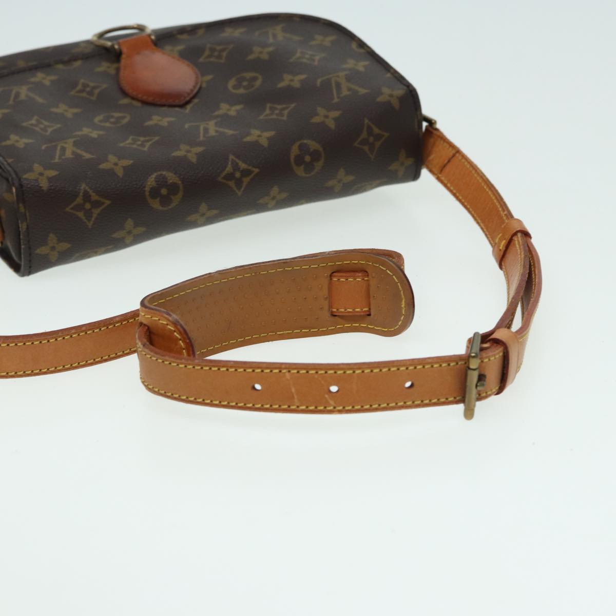 LOUIS VUITTON Monogram Saint Cloud GM Shoulder Bag M51242 LV Auth 82609