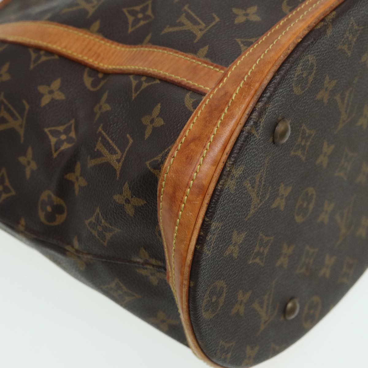 LOUIS VUITTON Monogram Bucket GM Shoulder Bag M42236 LV Auth 82662