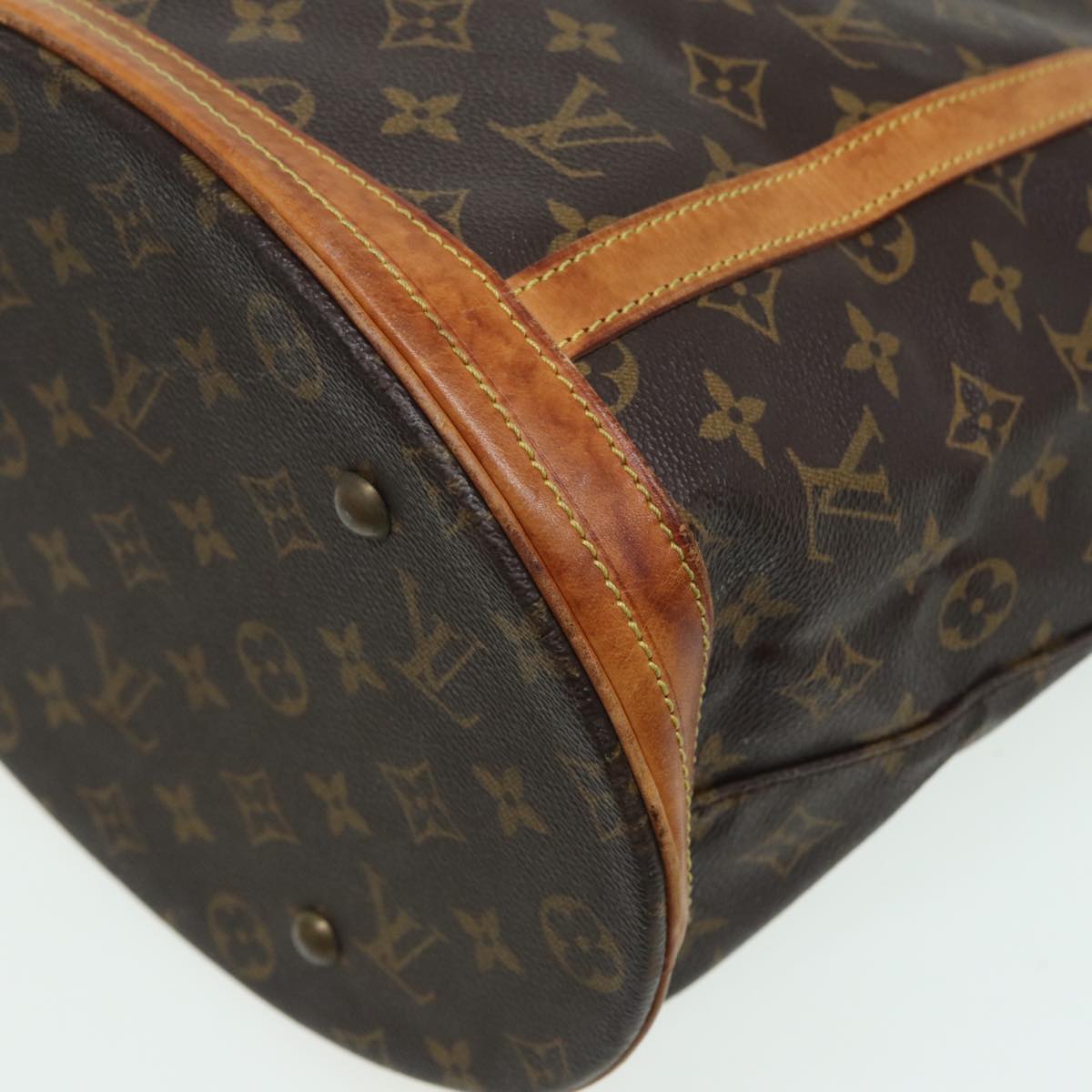 LOUIS VUITTON Monogram Bucket GM Shoulder Bag M42236 LV Auth 82662