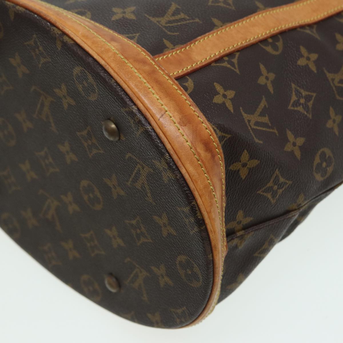 LOUIS VUITTON Monogram Bucket GM Shoulder Bag M42236 LV Auth 82662