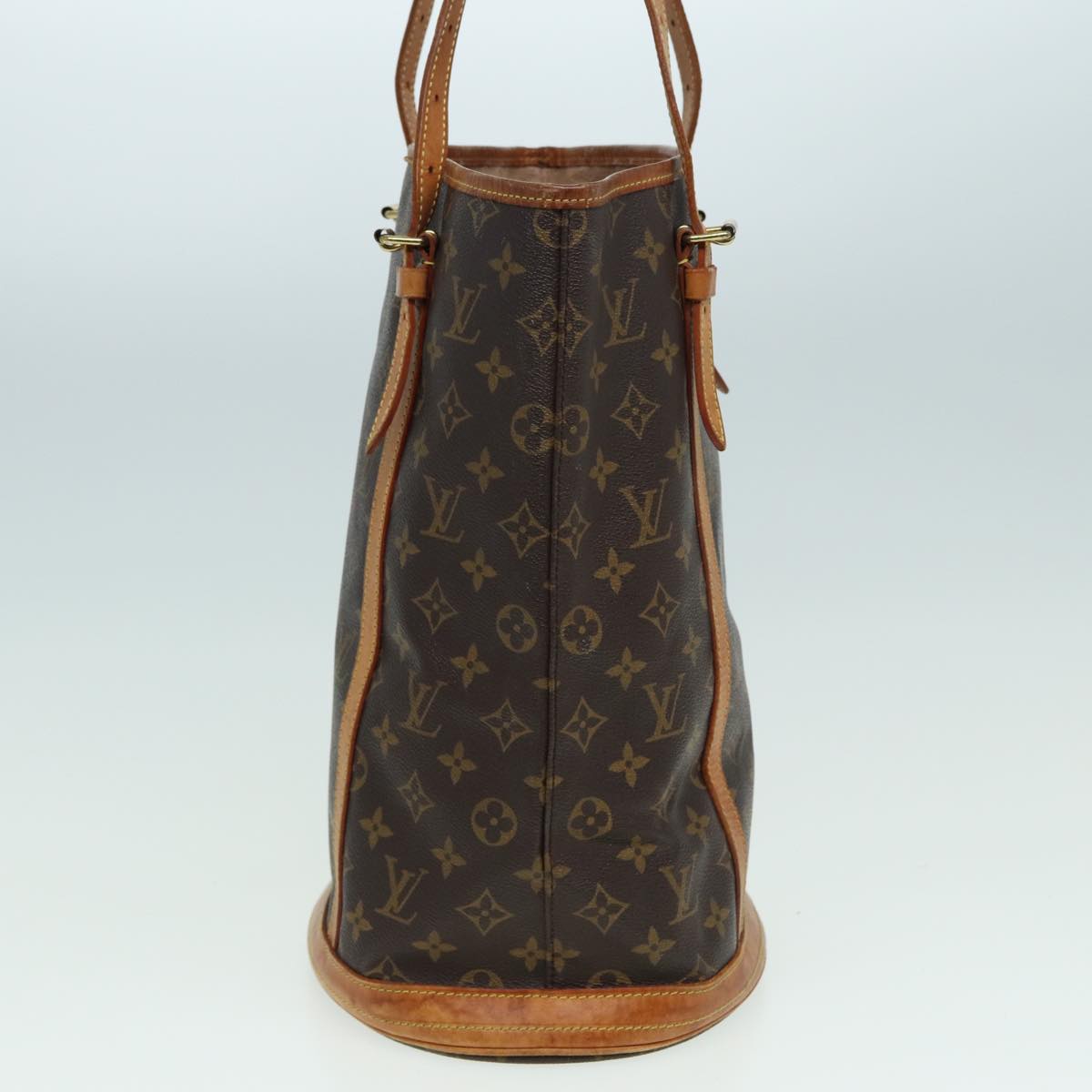 LOUIS VUITTON Monogram Bucket GM Shoulder Bag M42236 LV Auth 82662