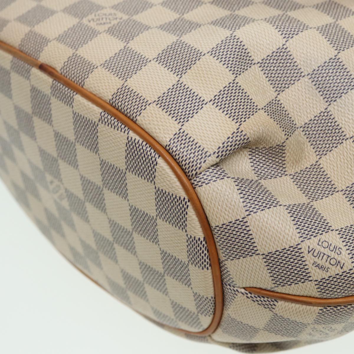 LOUIS VUITTON Damier Azur Riviera PM Tote Bag 2way N48250 LV Auth 82667