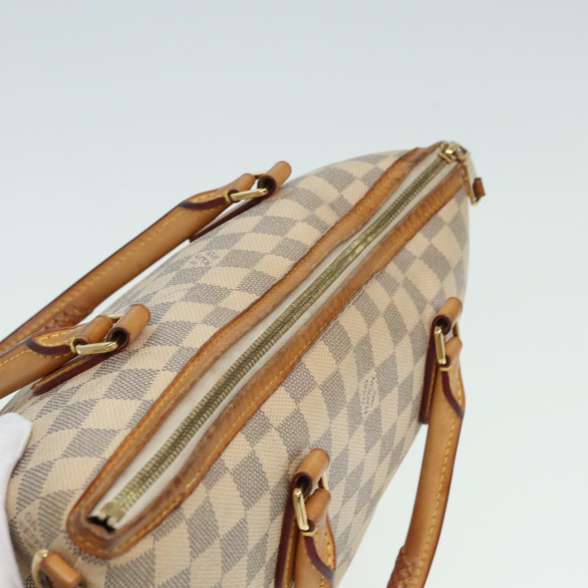 LOUIS VUITTON Damier Azur Riviera PM Tote Bag 2way N48250 LV Auth 82667