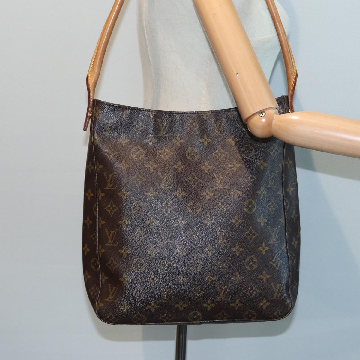 LOUIS VUITTON Monogram Looping GM Shoulder Bag M51145 LV Auth 82672