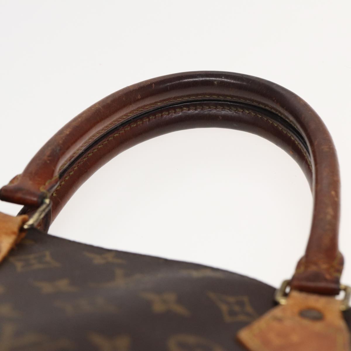 LOUIS VUITTON Monogram Sac Plat Hand Bag M51140 LV Auth 82677