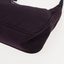 PRADA Accessory Pouch Nylon Purple Auth 82692-9