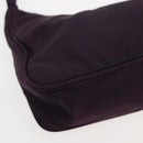 PRADA Accessory Pouch Nylon Purple Auth 82692-16