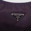PRADA Accessory Pouch Nylon Purple Auth 82692-17