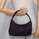 PRADA Accessory Pouch Nylon Purple Auth 82692-21