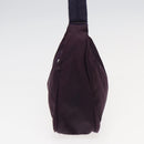 PRADA Accessory Pouch Nylon Purple Auth 82692-4