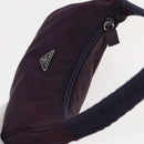 PRADA Accessory Pouch Nylon Purple Auth 82692-6
