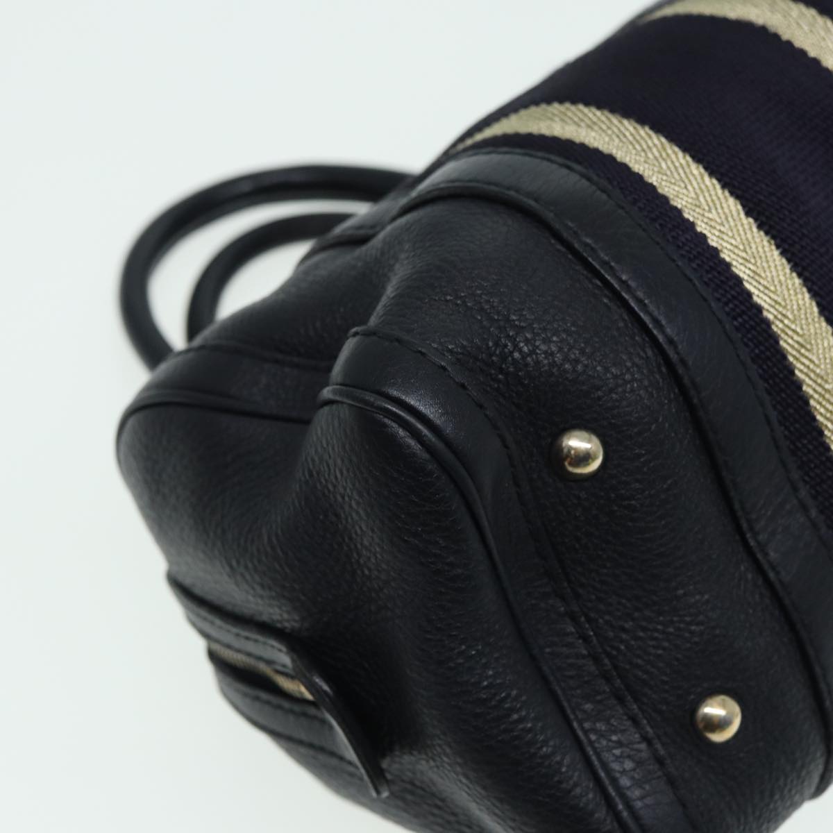 GUCCI Mini Boston Bag Leather 2way Black 269876 Auth 82699