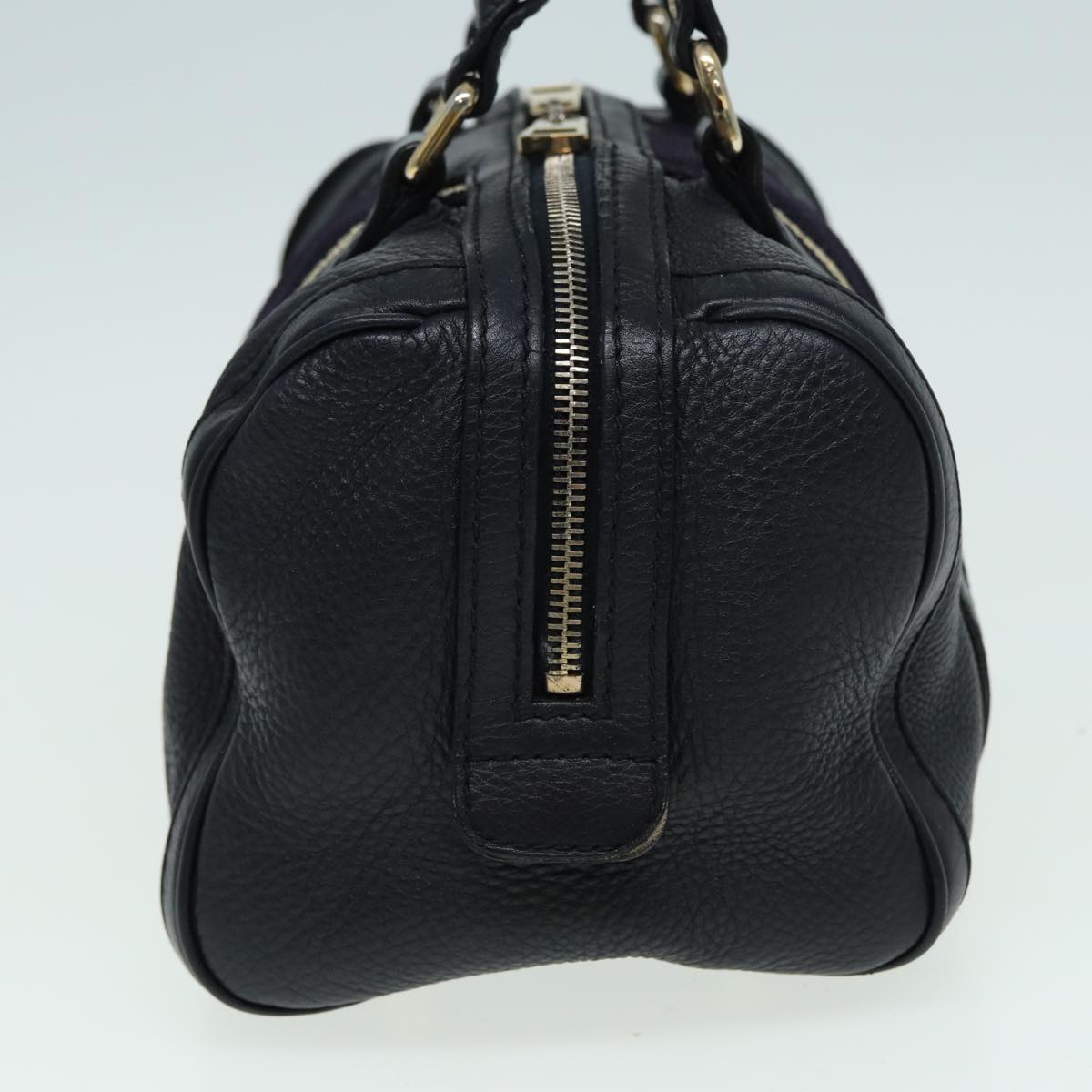 GUCCI Mini Boston Bag Leather 2way Black 269876 Auth 82699