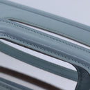 GUCCI Hand Bag Vinyl Light Blue Auth 82716-9