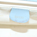 GUCCI Hand Bag Vinyl Light Blue Auth 82716-19