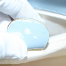 GUCCI Hand Bag Vinyl Light Blue Auth 82716-12