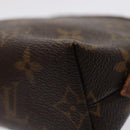 LOUIS VUITTON Monogram Pochette Cosmetic PM Cosmetic Pouch M47515 LV Auth 82719-14