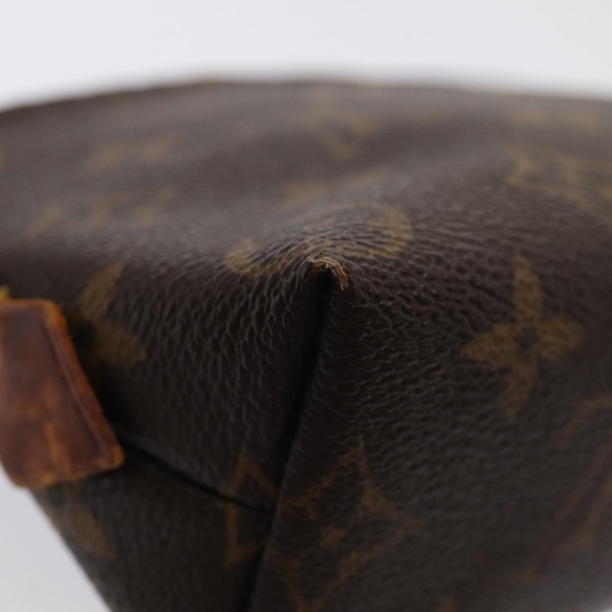 LOUIS VUITTON Monogram Pochette Cosmetic PM Cosmetic Pouch M47515 LV Auth 82719