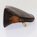 LOUIS VUITTON Monogram Pochette Cosmetic PM Cosmetic Pouch M47515 LV Auth 82719-5