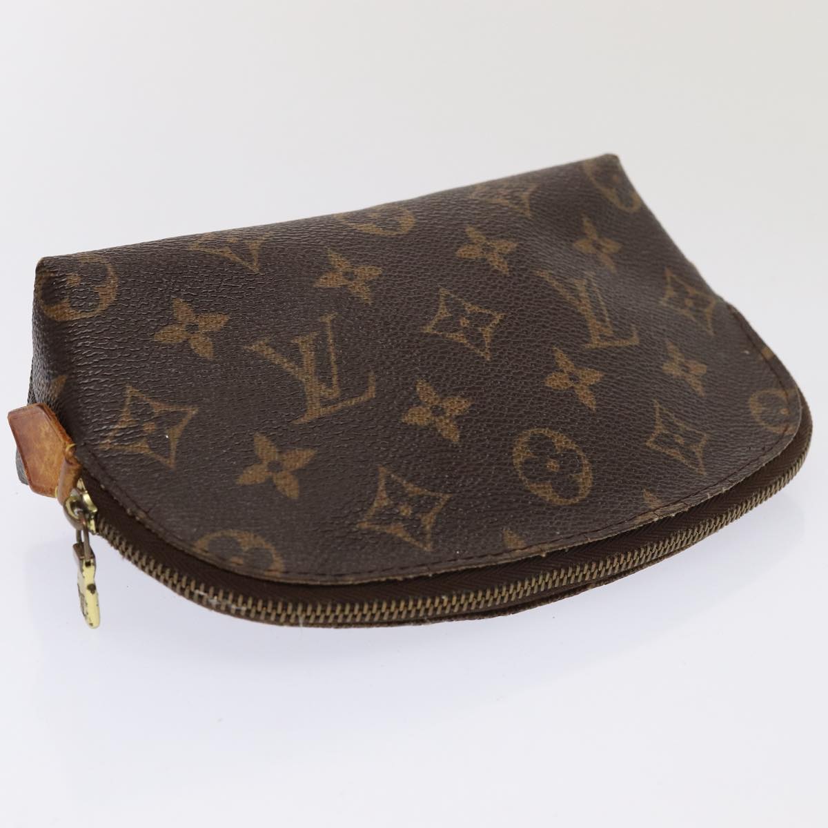 LOUIS VUITTON Monogram Pochette Cosmetic PM Cosmetic Pouch M47515 LV Auth 82719