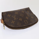 LOUIS VUITTON Monogram Pochette Cosmetic PM Cosmetic Pouch M47515 LV Auth 82719-6
