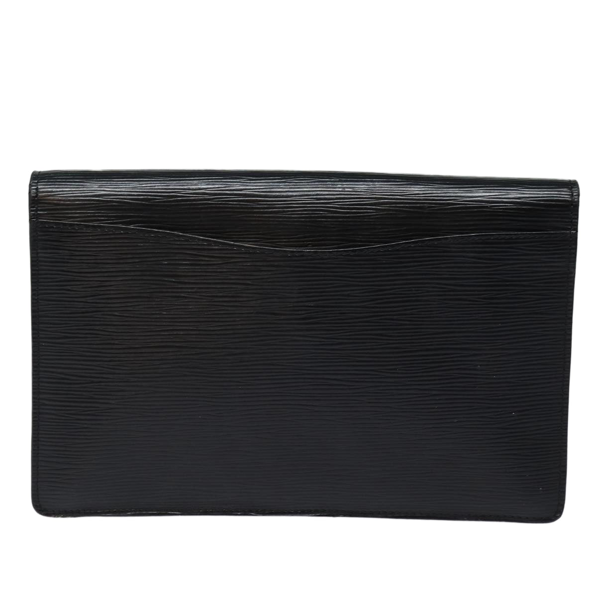 LOUIS VUITTON Epi Montaigne 27 Clutch Bag Black M52652 LV Auth 82733 - 0