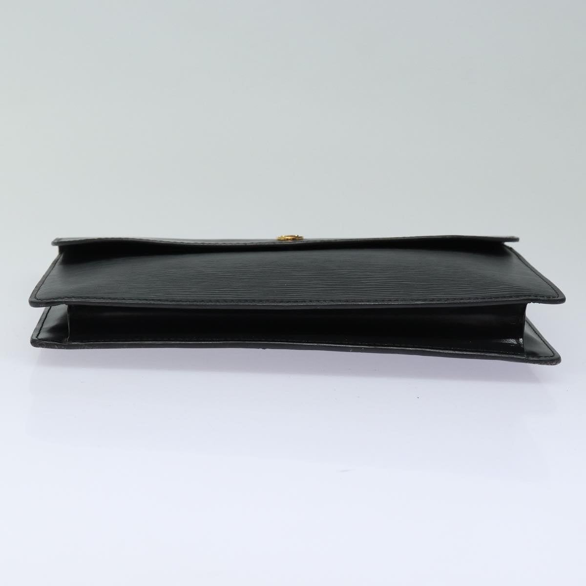 LOUIS VUITTON Epi Montaigne 27 Clutch Bag Black M52652 LV Auth 82733