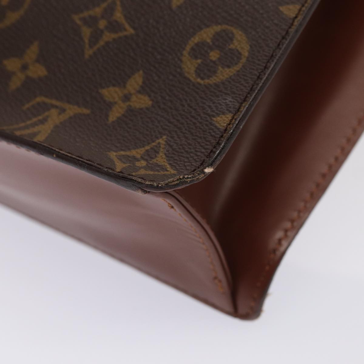 LOUIS VUITTON Monogram Monceau 28 Hand Bag 2way M51185 LV Auth 82737