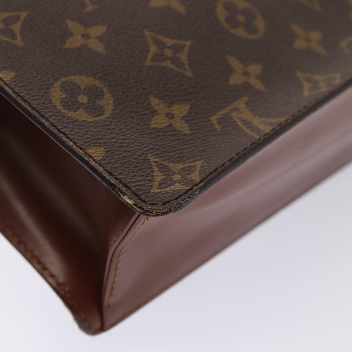 LOUIS VUITTON Monogram Monceau 28 Hand Bag 2way M51185 LV Auth 82737