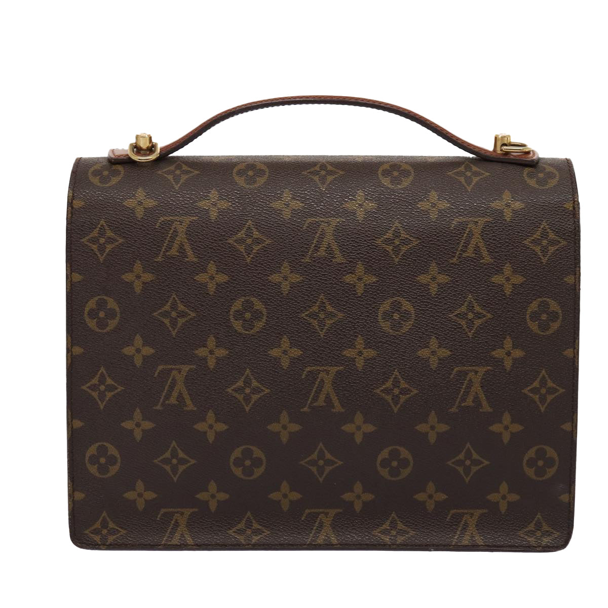 LOUIS VUITTON Monogram Monceau 28 Hand Bag 2way M51185 LV Auth 82737 - 0