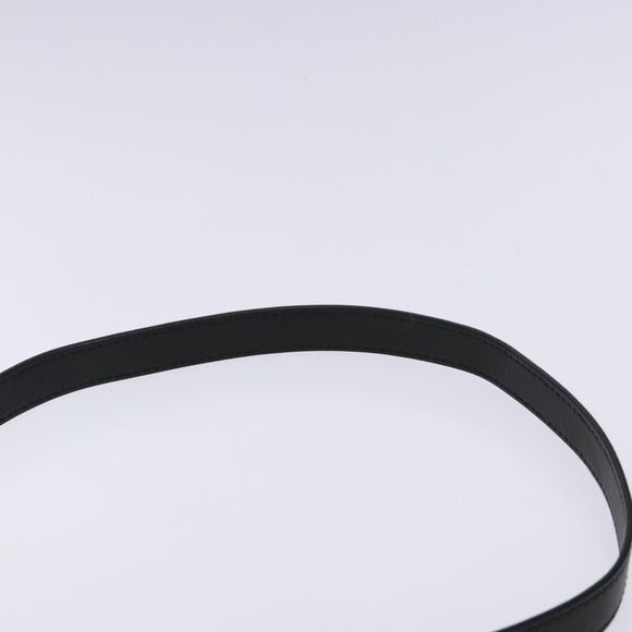 FENDI Hand Bag Leather 2way Black Gold Auth 82745