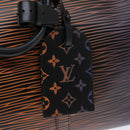 LOUIS VUITTON Epi XL Keepall Bandouliere 50 Boston Bag Black M23174 Auth 82746S-17