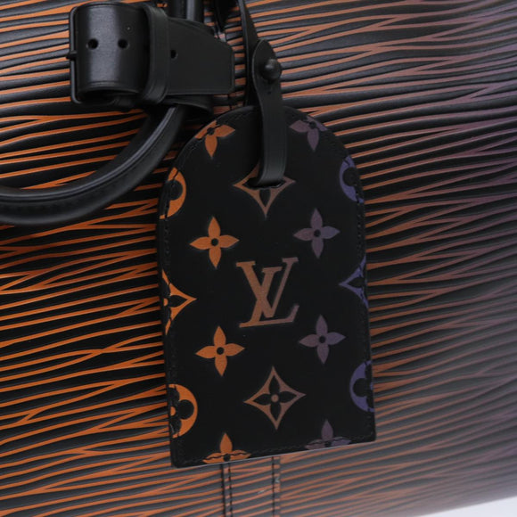 LOUIS VUITTON Epi XL Keepall Bandouliere 50 Boston Bag Black M23174 Auth 82746SM