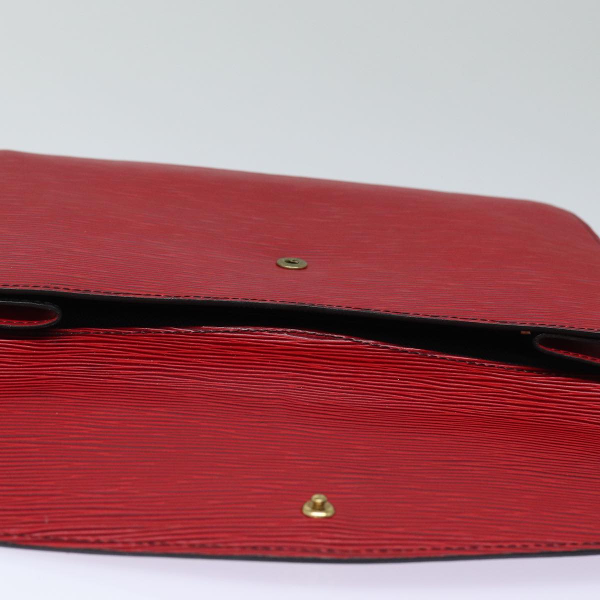 LOUIS VUITTON Epi Montaigne 27 Clutch Bag Red M52657 LV Auth 82749