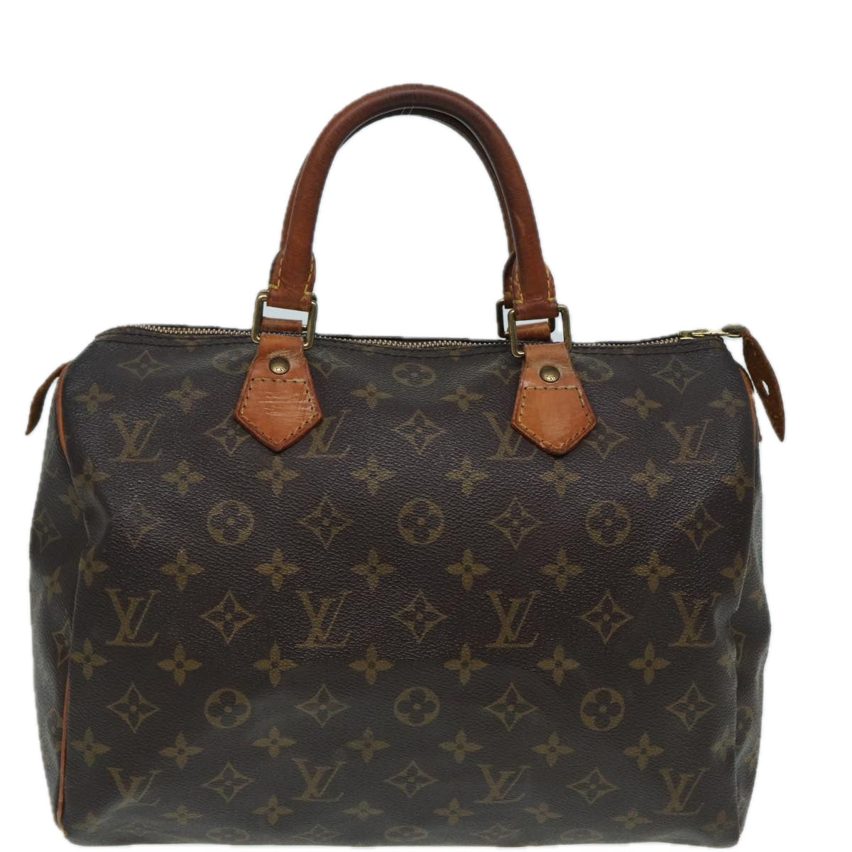 LOUIS VUITTON Monogram Speedy 30 Hand Bag M41526 LV Auth 82751